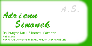 adrienn simonek business card